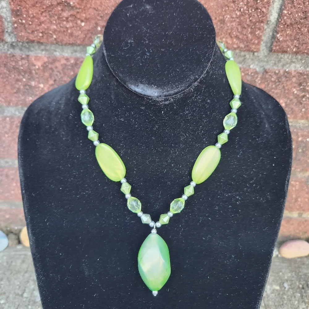 Vintage Cocktail Stone Necklace